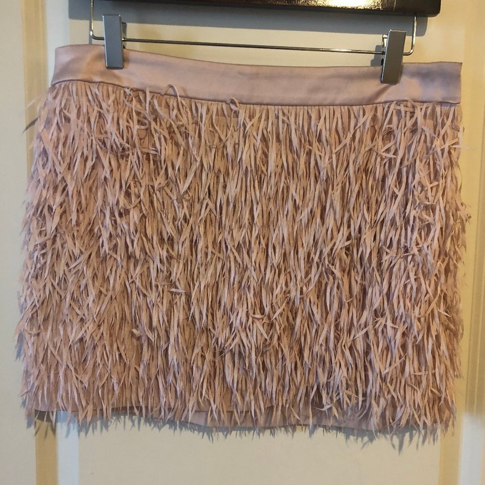 Pink Fringe Skort